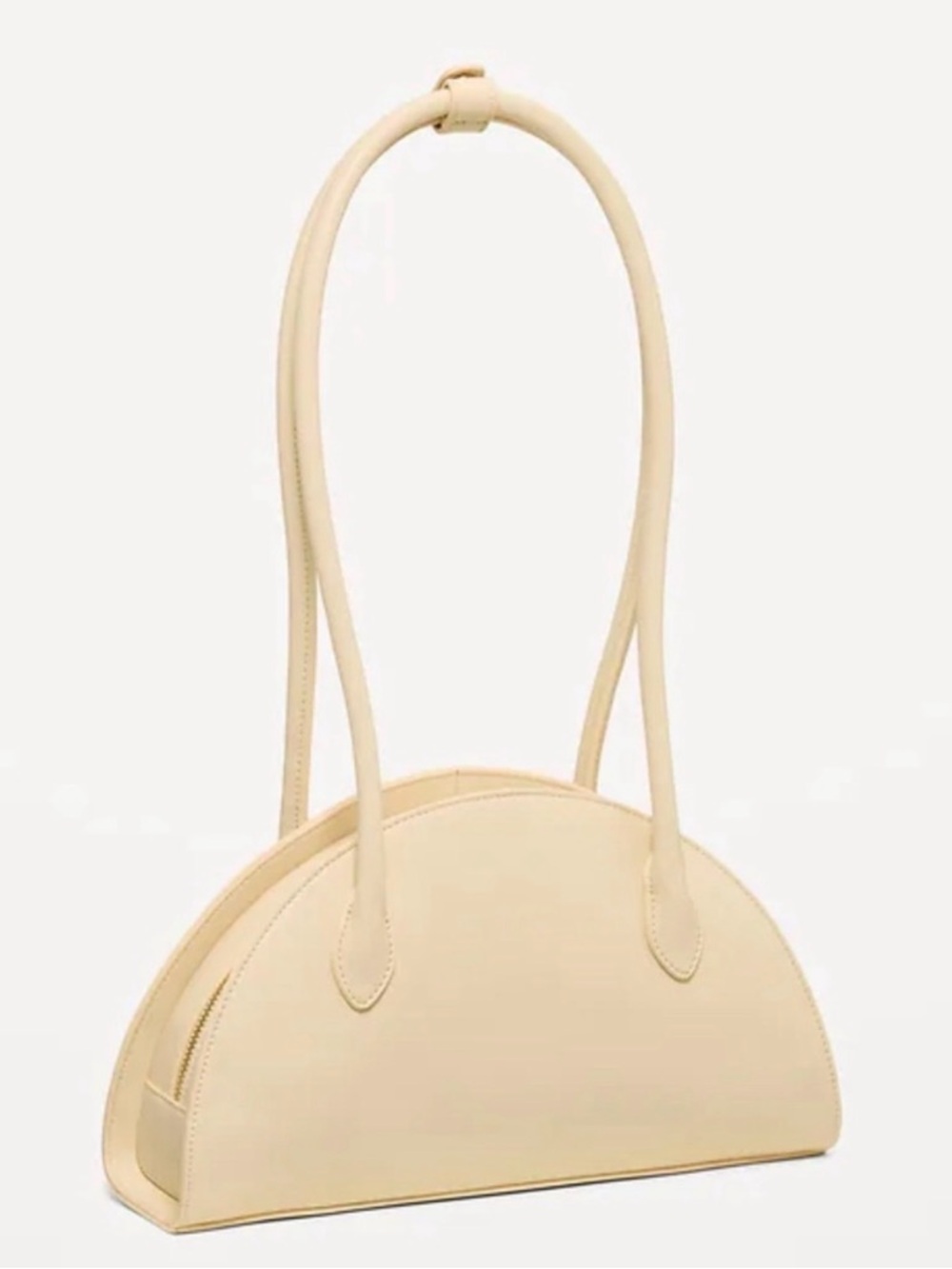 Old Navy Cream Easy West Half Moon Shoulder Bag